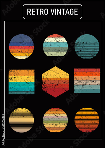vector ilustration vintage elements