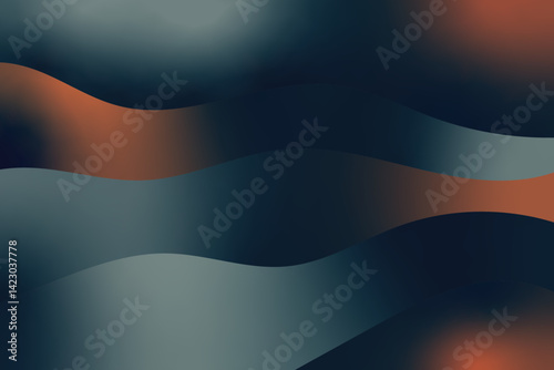 Gradient color wave background, modern abstract background