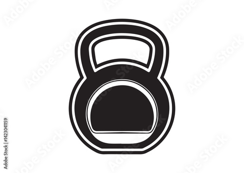 Kettlebell Silhouette Vector