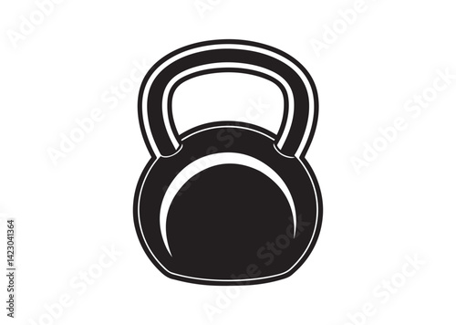 Kettlebell Silhouette Vector