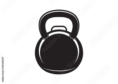 Kettlebell Silhouette Vector