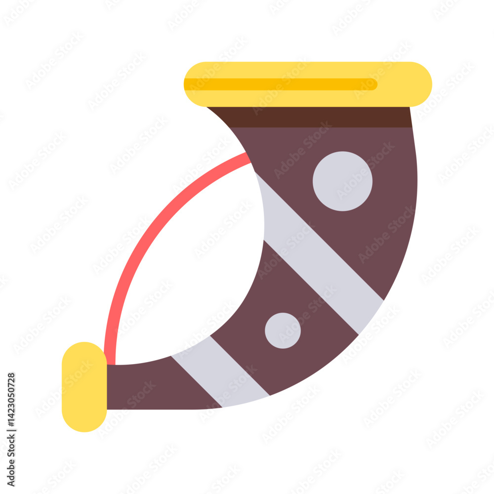 Horn icon vector image. Suitable for mobile apps, web apps and print media. Horn icon vector image. Suitable for mobile apps, web apps and print media.