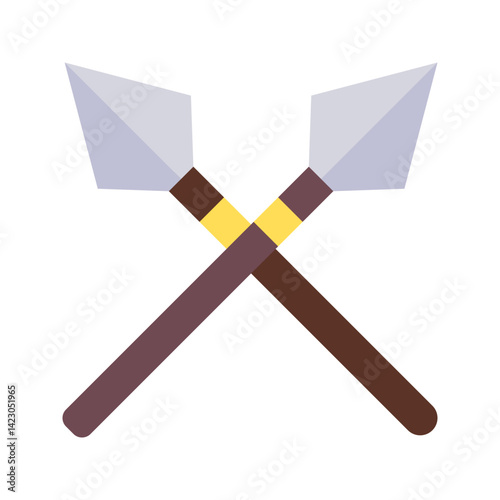 Lance icon vector image. Suitable for mobile apps, web apps and print media.