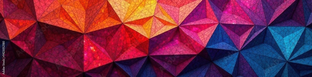 Obraz premium Intricate geometric textile pattern in vibrant hues , texture, indigo, seamless