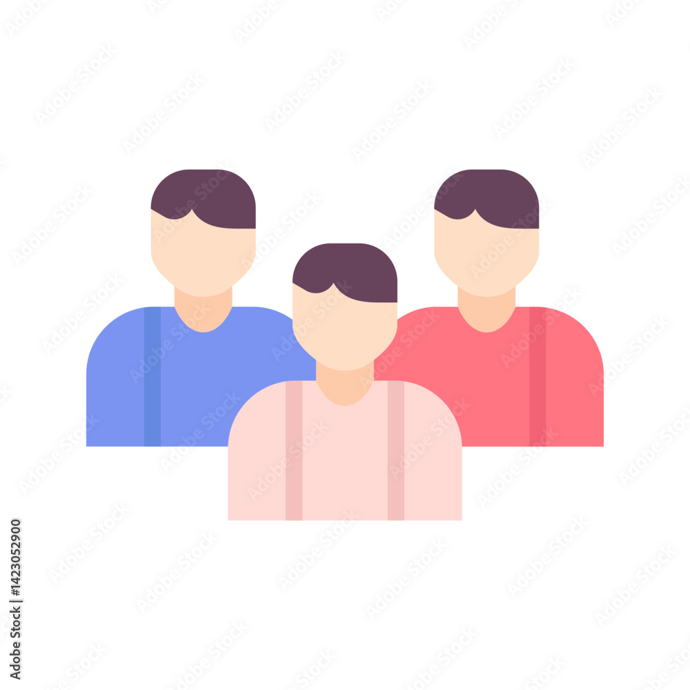 Meeting icon vector image. Suitable for mobile apps, web apps and print media. Meeting icon vector image. Suitable for mobile apps, web apps and print media.