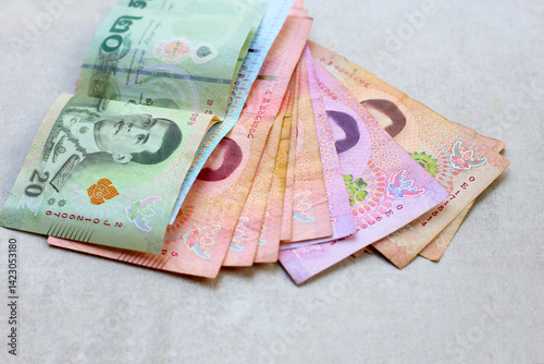 Banknotes of the Thai baht money