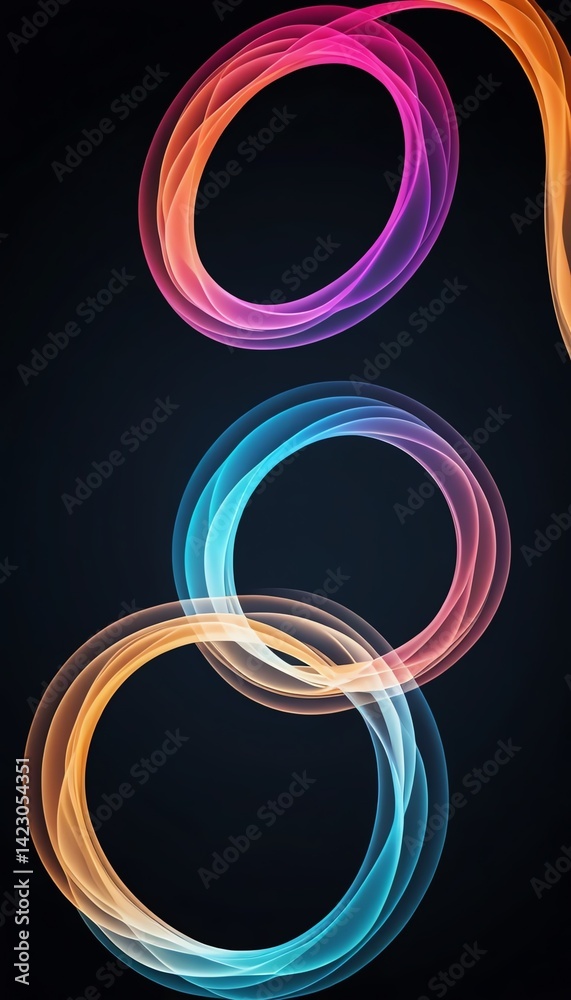 Abstract Colorful Swirling Circles Design Background Image Perfect for Modern Designs and Presentations Abstract Colorful Swirling Circles Design Background Image Perfect for Modern Designs and Presentations