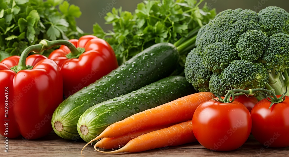 High-Resolution Vegetables in Natural Light and Sharp Detail High-Resolution Vegetables in Natural Light and Sharp Detail
