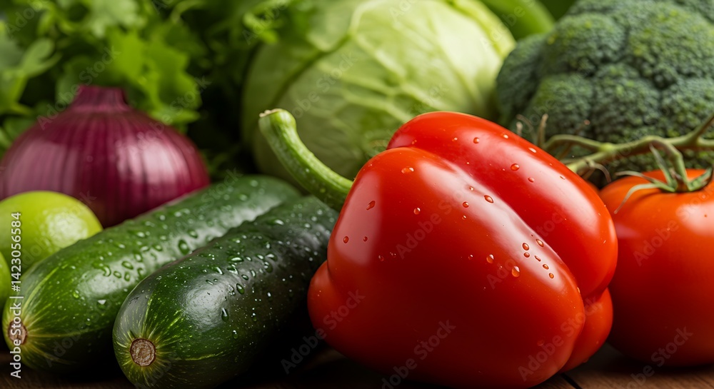 High-Resolution Vegetables in Natural Light and Sharp Detail High-Resolution Vegetables in Natural Light and Sharp Detail