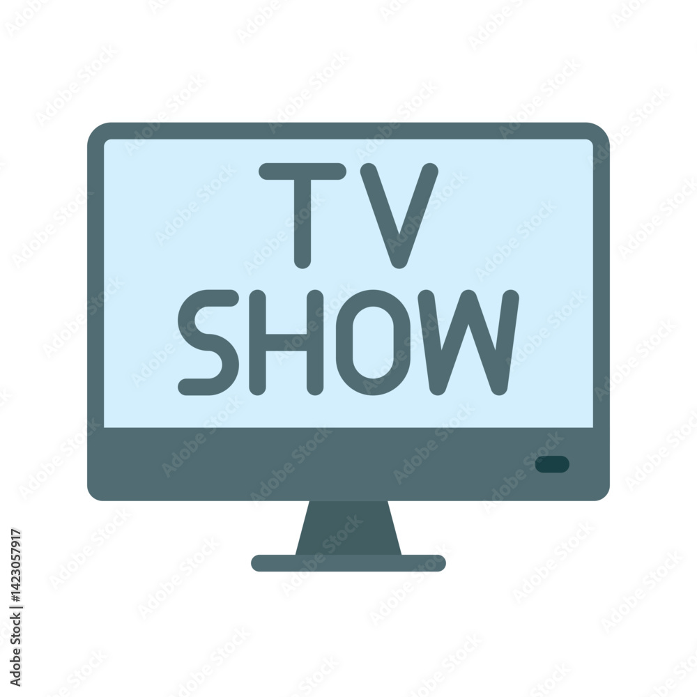 Tv Program icon vector image. Suitable for mobile apps, web apps and print media. Tv Program icon vector image. Suitable for mobile apps, web apps and print media.