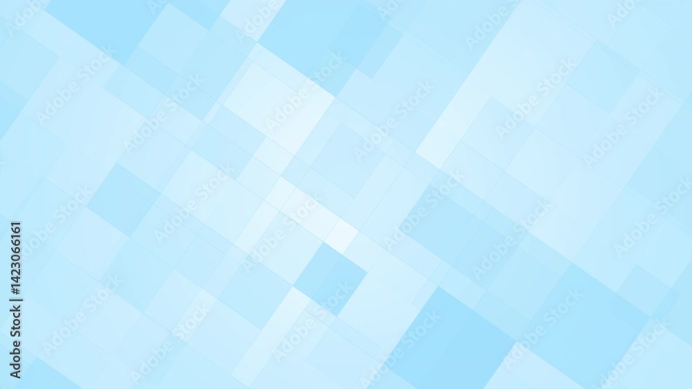 Blue geometric abstract corporate motion  background suitable for design projects, website backgrounds, presentations, digital art, print materials, and social media graphics. Seamless looping motion 