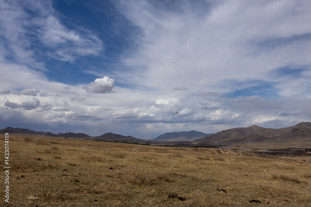 Fototapeta premium mongolian countryside 