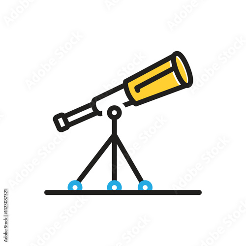 Multi color icon for telescope