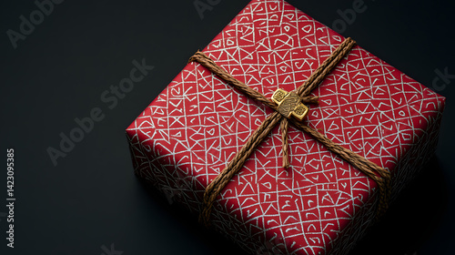 Obraz na płótnie Minimalist style Christmas,Christmas, decoration, Christmas tree,holiday, xmas,winter, decorations,celebration, presents,gift, Santa Claus,ornaments,december,seasonal,art,happy,new year w salonie