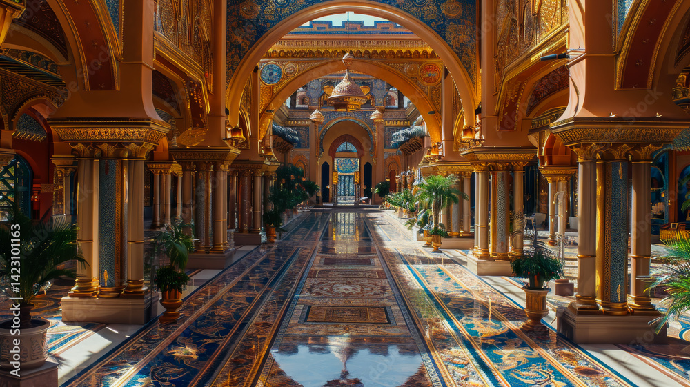 Obraz premium A Palace of Exquisite Design and Lavish Luxury