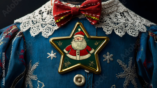 Obraz na płótnie Minimalist style Christmas,Christmas, decoration, Christmas tree,holiday, xmas,winter, decorations,celebration, presents,gift, Santa Claus,ornaments,december,seasonal,art,happy,new year w salonie