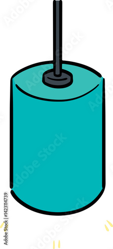 Illustration of ceiling lamp
