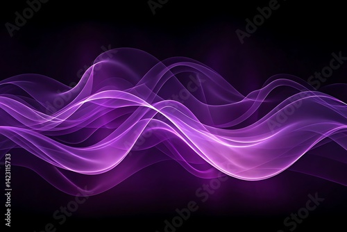 Abstract purple wave background