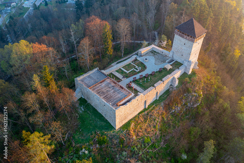 Muszyna, Małopolska, wschód słońca, Baszta.