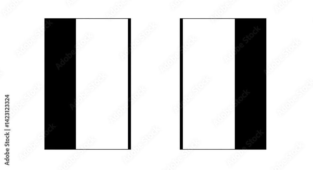 Abstract Black and White Bar Pattern Minimalist Design Simple Illustration Abstract Black and White Bar Pattern Minimalist Design Simple Illustration