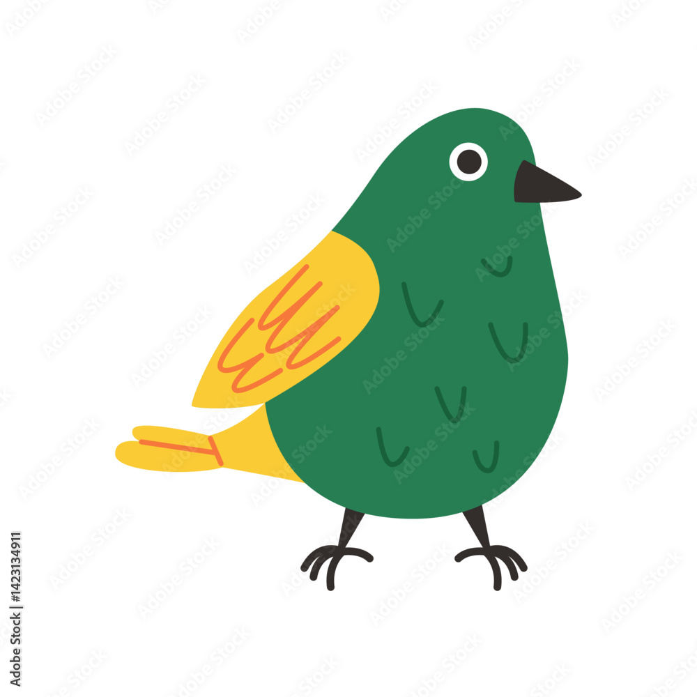 Spring bird illustration Spring bird illustration