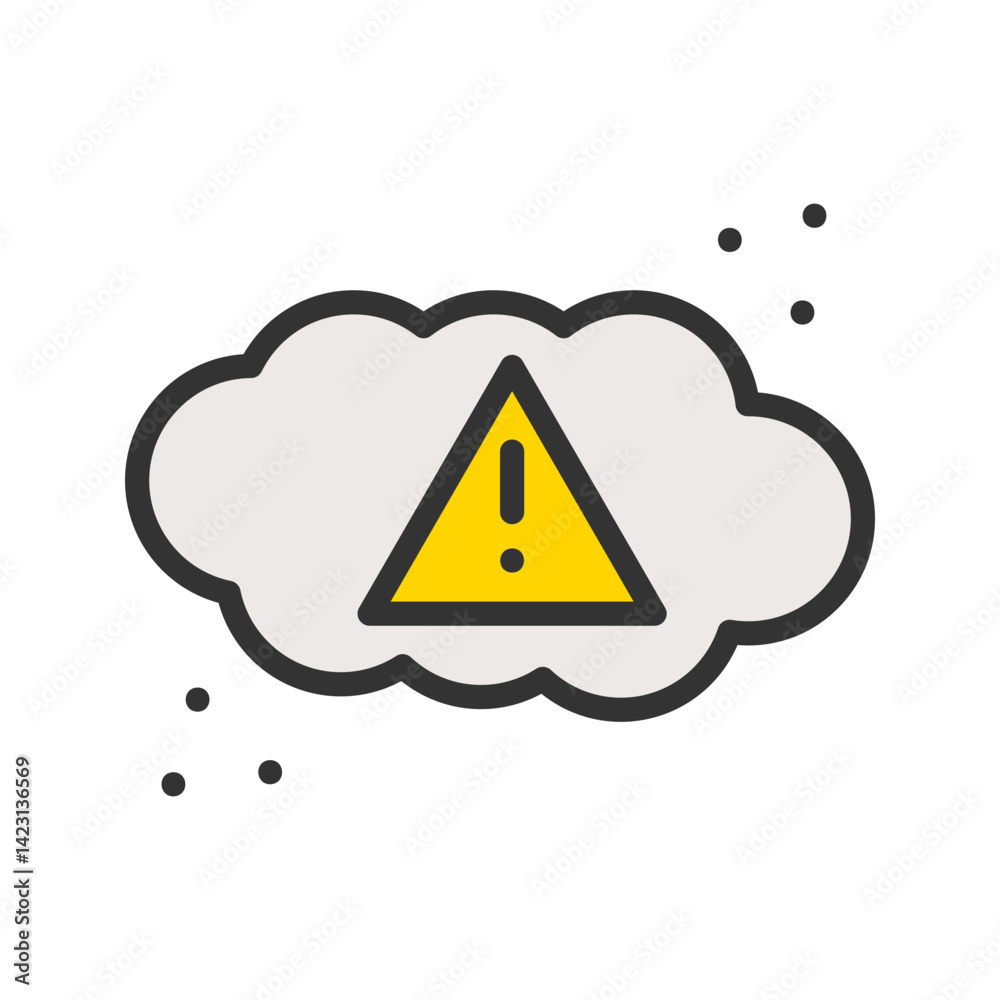 Air Pollution icon vector image. Suitable for mobile apps, web apps and print media. Air Pollution icon vector image. Suitable for mobile apps, web apps and print media.