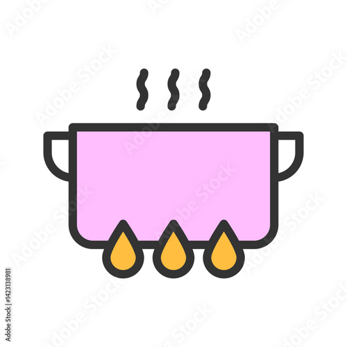 Cooking icon vector image. Suitable for mobile apps, web apps and print media.