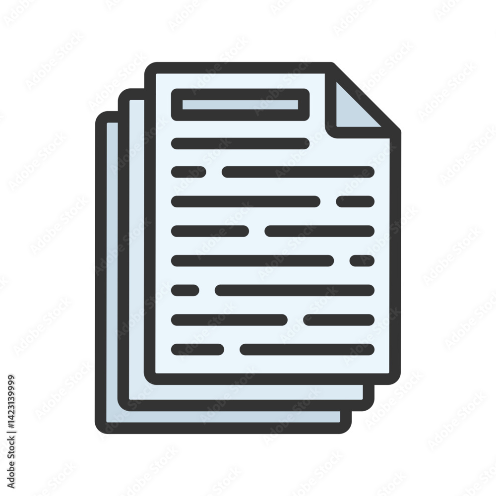 File icon vector image. Suitable for mobile apps, web apps and print media. File icon vector image. Suitable for mobile apps, web apps and print media.
