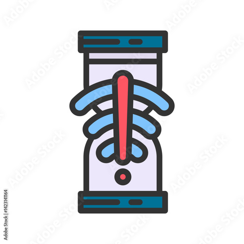 Lag icon vector image. Suitable for mobile apps, web apps and print media.