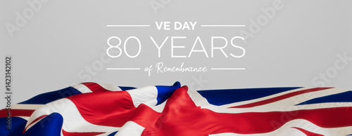 Union Jack Tribute: 80 Years of VE Day Remembrance photo