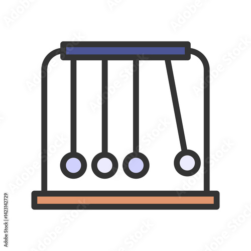 Pendulum icon vector image. Suitable for mobile apps, web apps and print media.
