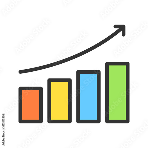 Progress icon vector image. Suitable for mobile apps, web apps and print media.