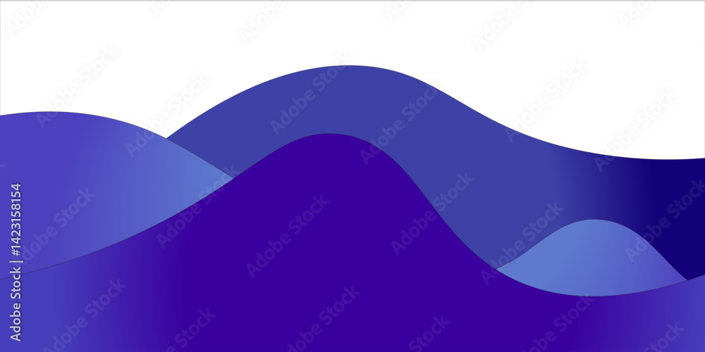Fototapeta premium Abstract blue and pink wave background. Vector illustration . EPS 10