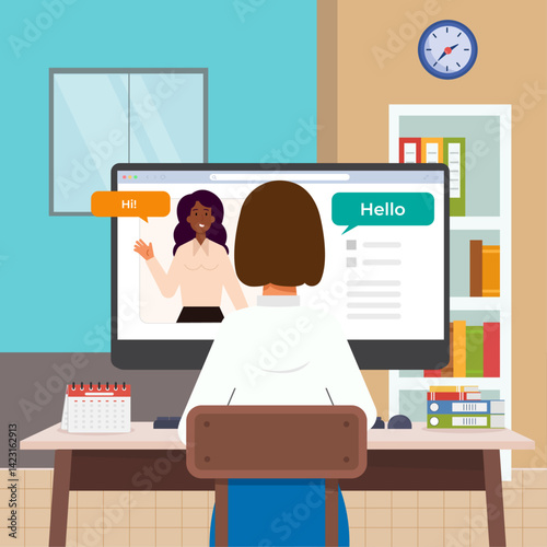 Online working concept