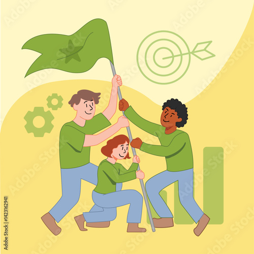 Partnership concept illustration