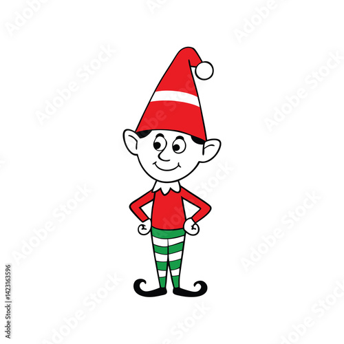 santa claus with christmas tree