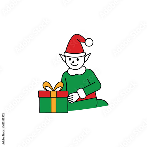 santa claus with gifts