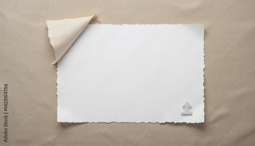 Fototapeta premium Creative blank canvas for artistic expression studio space photography minimalist environment close-up view conceptual art ideas