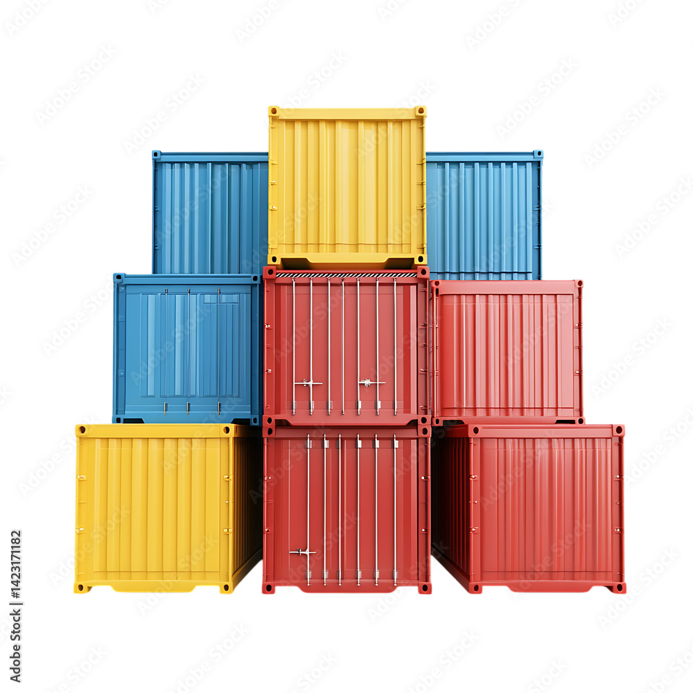 Fototapeta premium containers png