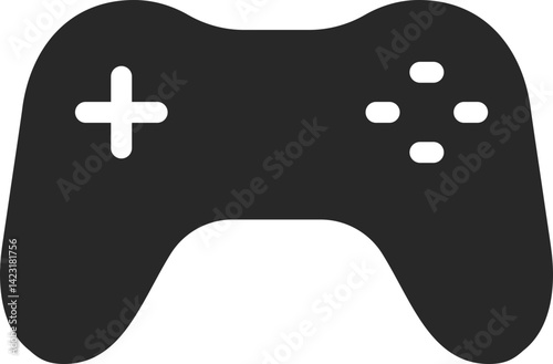 Game controller icon for technology and gaming devices