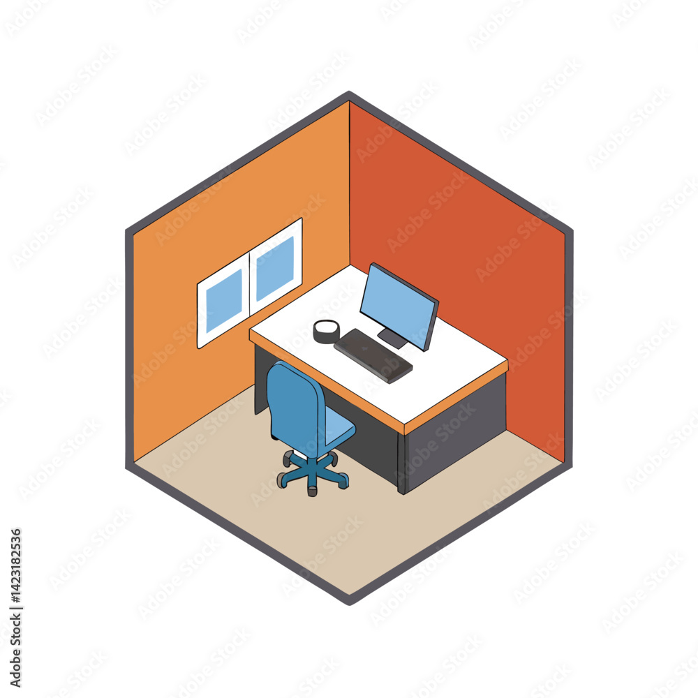 vector illustration of office building vector illustration of office building