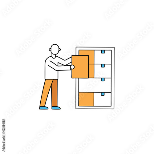 hand drawing a diagram