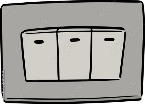 Illustration of electric switch
