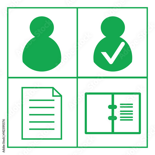 Very necessary icon set vector illustration.