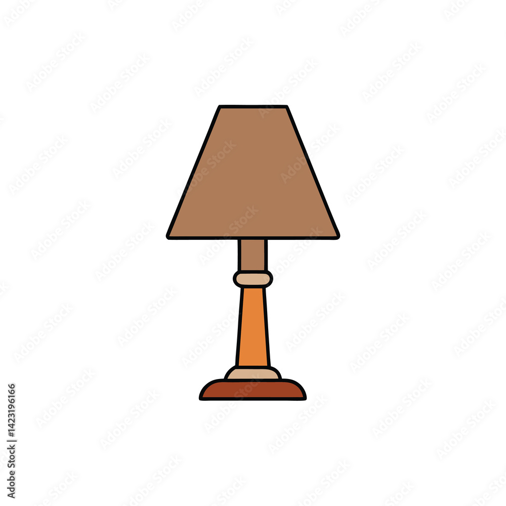 table lamp isolated on white background table lamp isolated on white background