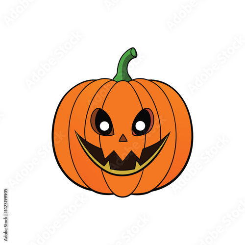 Wallpaper Mural halloween pumpkin face Torontodigital.ca