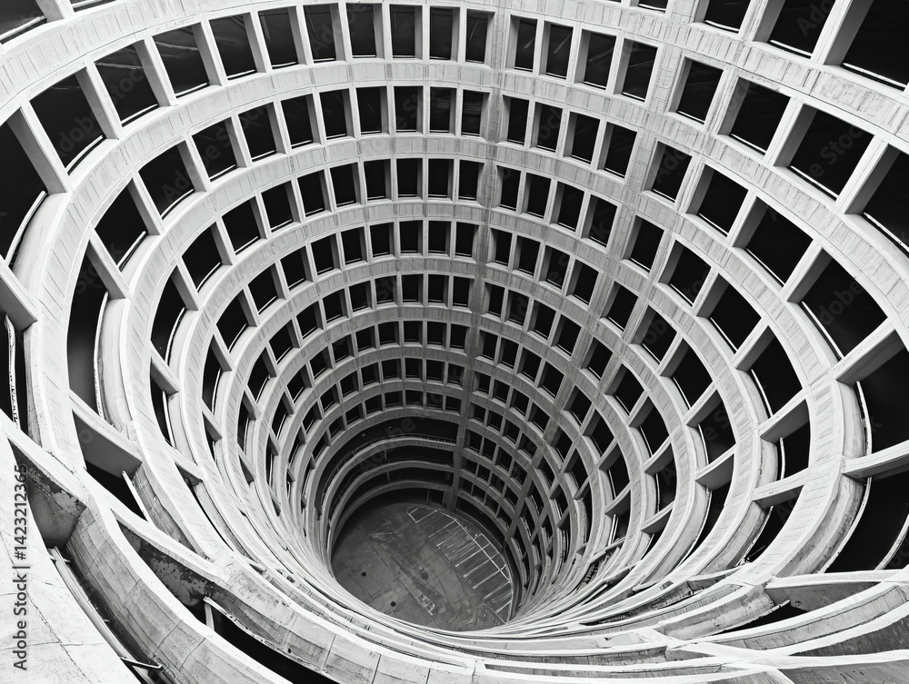 custom made wallpaper toronto digitalSpiral Parking Garage