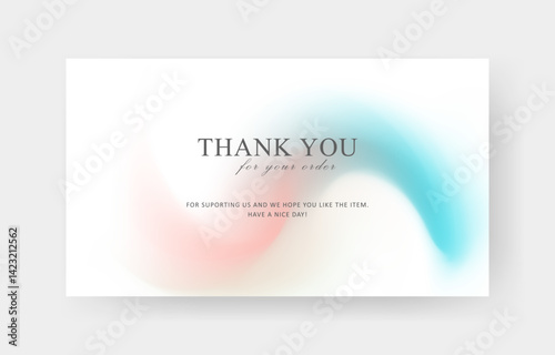 thank you card template, customer business card, aesthetic greeting template, printable custom small business card