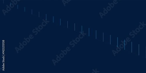 Premium background design with diagonal dark blue line pattern. Vector horizontal template for digital lux business banner, formal invitation, luxury voucher