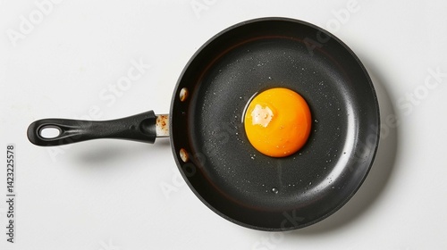 frying pan with egg amazing picture